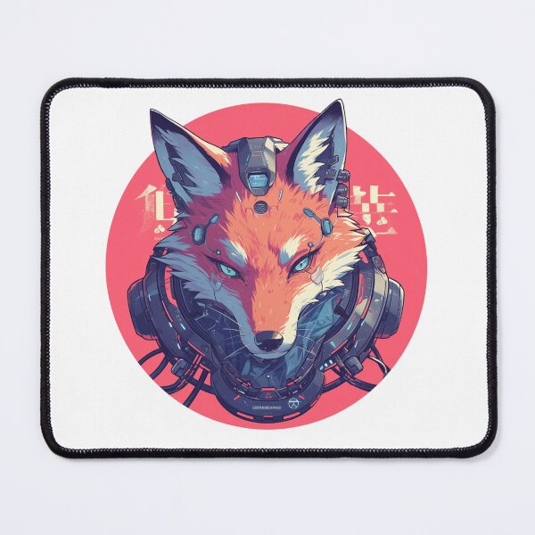Item preview, Cyber Fox // Aesthetic Fox // Cool Animal // Cyber Animal // Future Animal Art // Animal Warrior // Animal Cute Art // Gaming Aesthetic stickers designed and sold by SMARTKIT  DESIGNAGENCY.