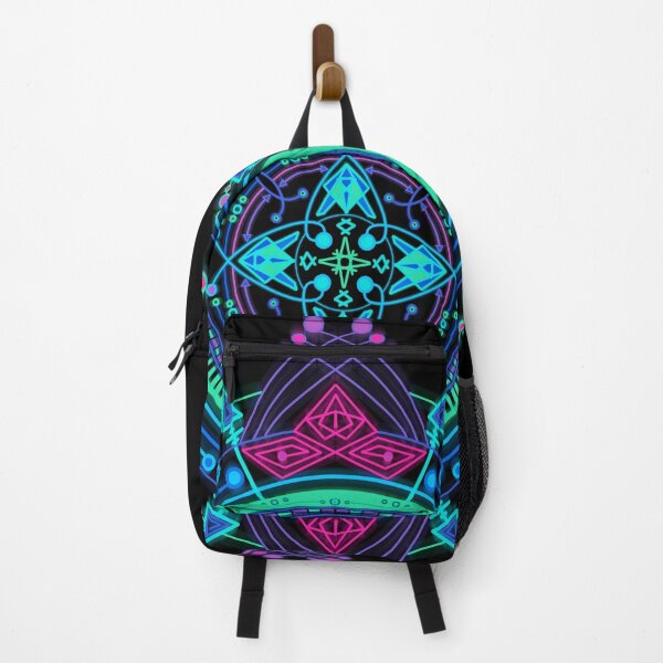 Item preview, Cyber circle blur water mandala designed and sold by ByteMode.