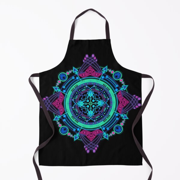 Item preview, Cyber circle blur water mandala  designed and sold by ByteMode.