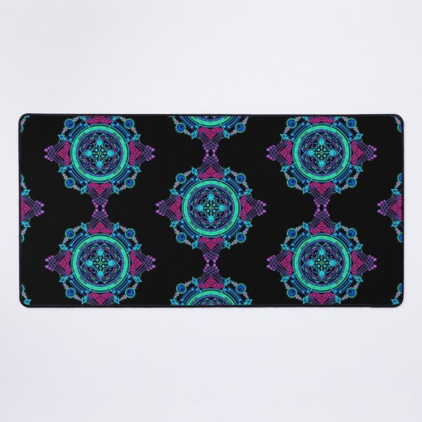 Item preview, Cyber circle blur water mandala designed and sold by ByteMode.