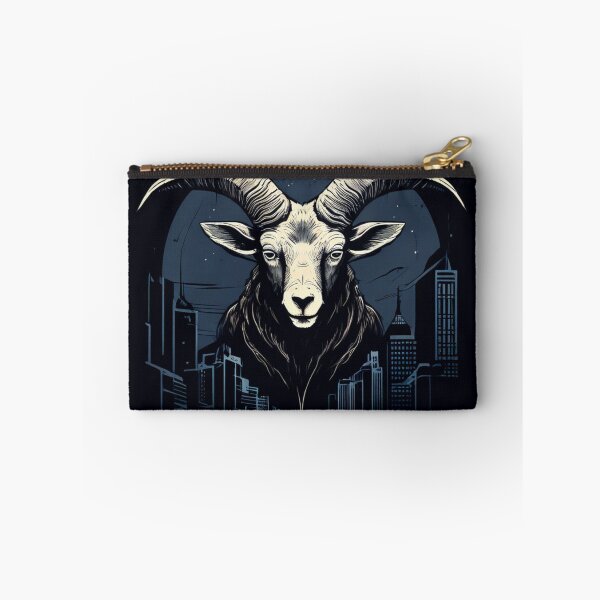 Item preview, Phoenix Ram: A Dark Fantasy Fusion in a Moonlit Metropolis designed and sold by Colorful-Garden.