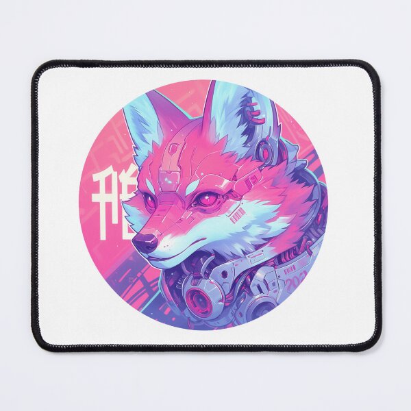 Item preview, Cyber Fox // Aesthetic Fox // Cool Animal // Cyber Animal // Future Animal Art // Animal Warrior // Animal Cute Art // Gaming Aesthetic stickers designed and sold by SMARTKIT  DESIGNAGENCY.