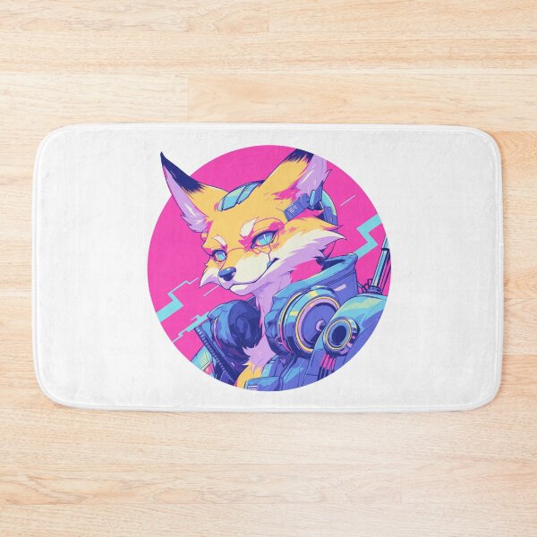 Item preview, Cyber Fox // Aesthetic Fox // Cool Animal // Cyber Animal // Future Animal Art // Animal Warrior // Animal Cute Art // Gaming Aesthetic stickers designed and sold by SMARTKIT  DESIGNAGENCY.