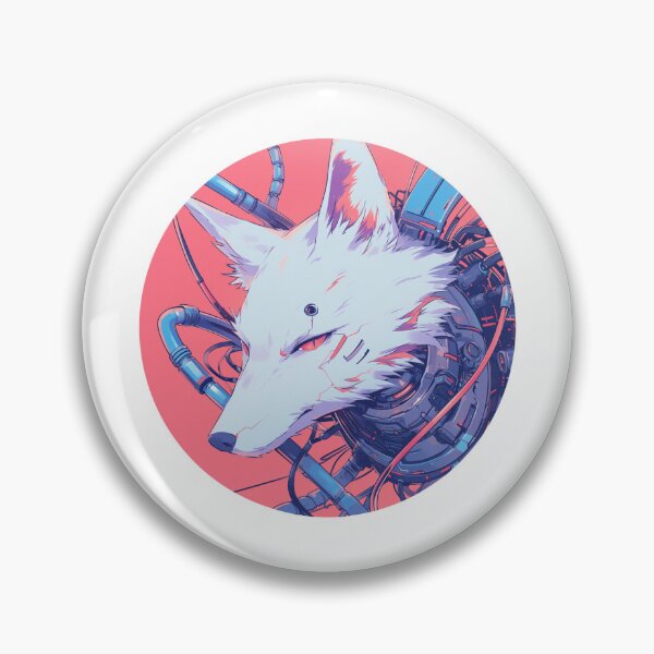 Item preview, Cyber Fox // Aesthetic Fox // Cool Animal // Cyber Animal // Future Animal Art // Animal Warrior // Animal Cute Art // Gaming Aesthetic stickers designed and sold by SMARTKIT  DESIGNAGENCY.