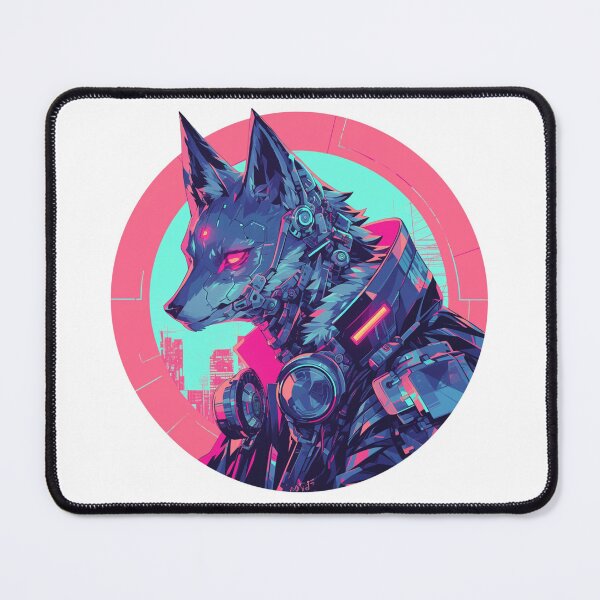 Item preview, Cyber Fox // Aesthetic Fox // Cool Animal // Cyber Animal // Future Animal Art // Animal Warrior // Animal Cute Art // Gaming Aesthetic stickers designed and sold by SMARTKIT  DESIGNAGENCY.