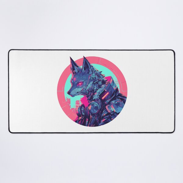 Item preview, Cyber Fox // Aesthetic Fox // Cool Animal // Cyber Animal // Future Animal Art // Animal Warrior // Animal Cute Art // Gaming Aesthetic stickers designed and sold by SMARTKIT  DESIGNAGENCY.