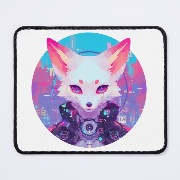 Item preview, Cyber Fox // Aesthetic Fox // Cool Animal // Cyber Animal // Future Animal Art // Animal Warrior // Animal Cute Art // Gaming Aesthetic stickers designed and sold by SMARTKIT  DESIGNAGENCY.