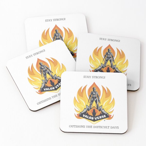 Item preview, Valor Amid Flames Art designed and sold by ValorVerse.