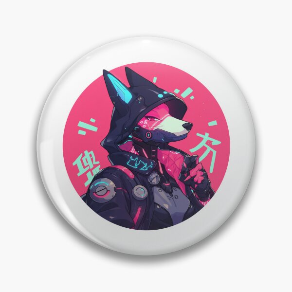 Item preview, Cyber Fox // Aesthetic Fox // Cool Animal // Cyber Animal // Future Animal Art // Animal Warrior // Animal Cute Art // Gaming Aesthetic stickers designed and sold by SMARTKIT  DESIGNAGENCY.