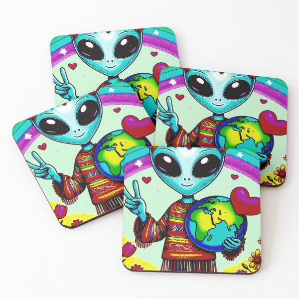 Item preview, Flower Power Alien designed and sold by ontological.