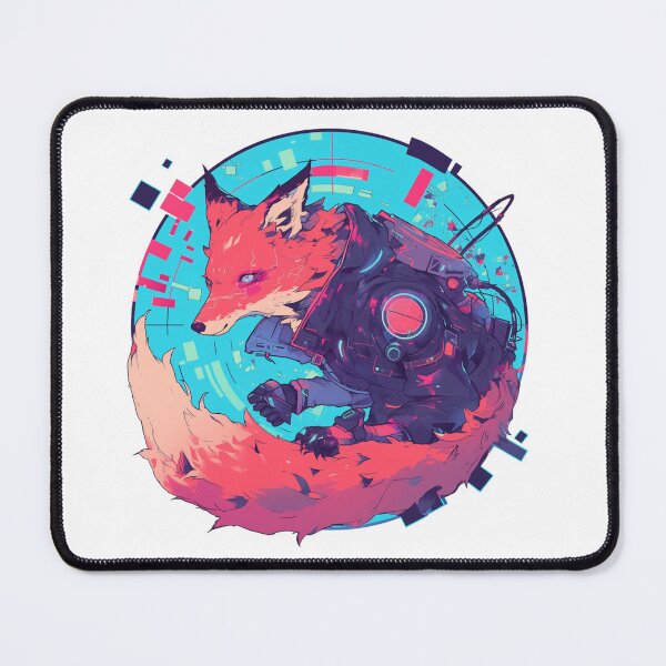 Item preview, Cyber Fox // Aesthetic Fox // Cool Animal // Cyber Animal // Future Animal Art // Animal Warrior // Animal Cute Art // Gaming Aesthetic stickers designed and sold by SMARTKIT  DESIGNAGENCY.