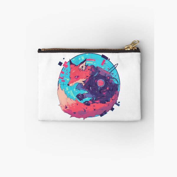 Item preview, Cyber Fox // Aesthetic Fox // Cool Animal // Cyber Animal // Future Animal Art // Animal Warrior // Animal Cute Art // Gaming Aesthetic stickers designed and sold by SMARTKIT  DESIGNAGENCY.