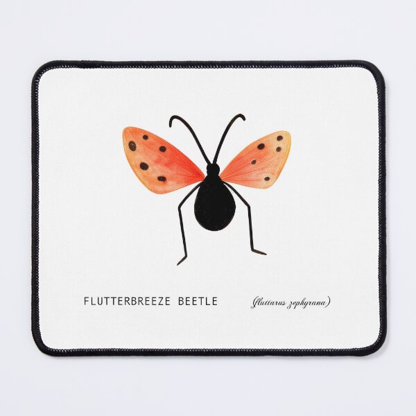 Item preview, Flutterbreeze Beetle (fluttarus zephyrana) designed and sold by WhiskerWish.