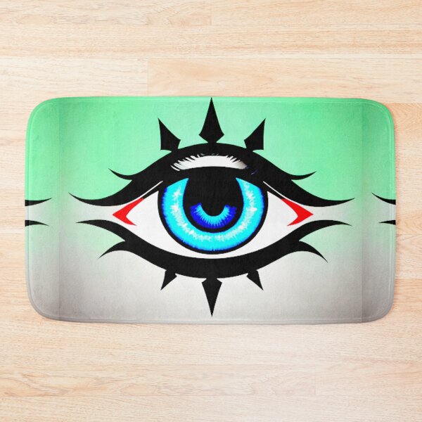 Item preview, Omniscient Vision: Vibrant Eye Emblem with Triangular Spikes designed and sold by Highlandkings.