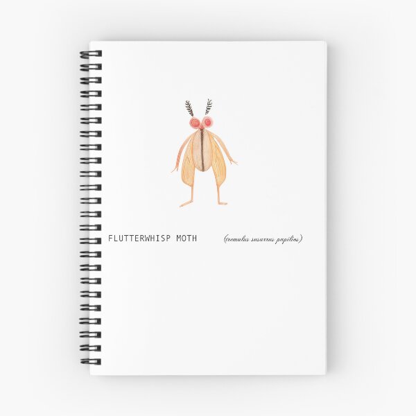 Item preview, Flutterwhisp Moth (tremulus susurrus papilio) designed and sold by WhiskerWish.