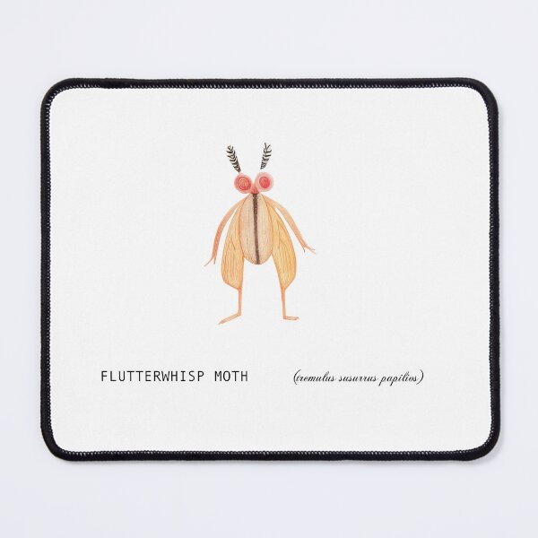 Item preview, Flutterwhisp Moth (tremulus susurrus papilio) designed and sold by WhiskerWish.
