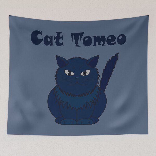 Item preview, Cat Tomeo is blue color designed and sold by Cherevan.