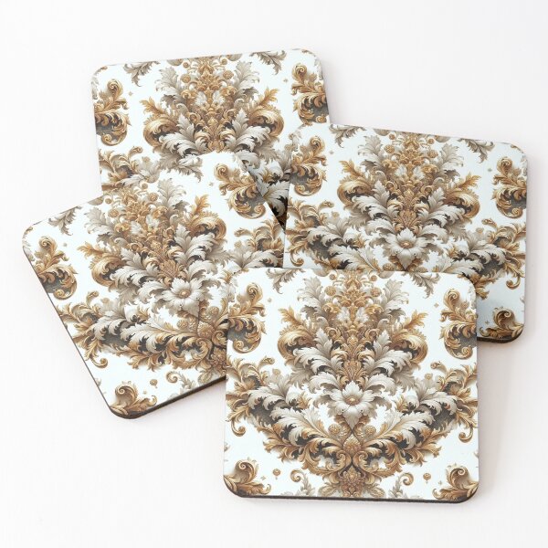 Item preview, White & Gold Baroque designed and sold by DesignsByPrnces.