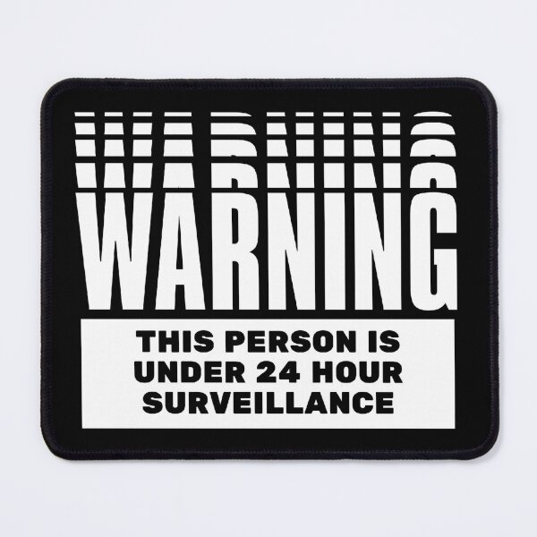 Item preview, Unit 713 warning 24 hour surveillance designed and sold by Unit713-Shop.