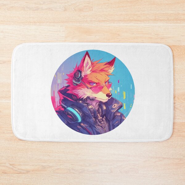 Item preview, Cyber Fox // Aesthetic Fox // Cool Animal // Cyber Animal // Future Animal Art // Animal Warrior // Animal Cute Art // Gaming Aesthetic stickers designed and sold by SMARTKIT  DESIGNAGENCY.