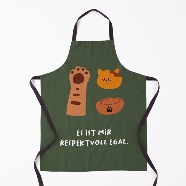 Item preview, Ich kümmere mich respektvoll nicht. | Cozy Cat Nap: Orange Cat Illustration | Green Background designed and sold by RM-Journey.