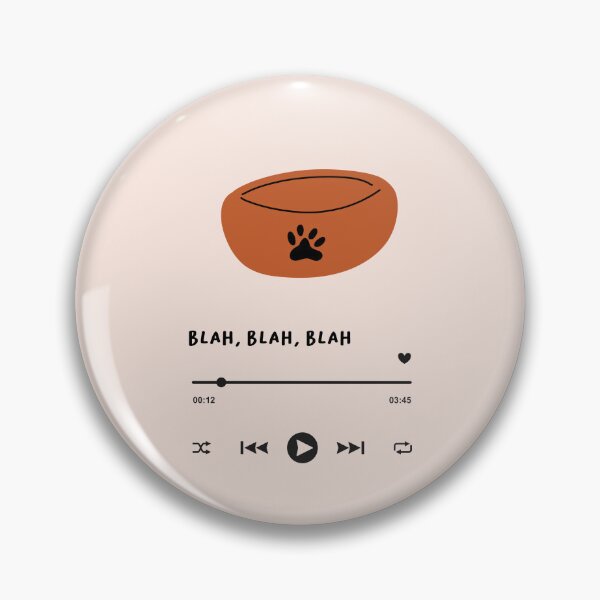 Item preview, Music Player Interface | blah, blah, blah | Pet Bowl Illustration designed and sold by RM-Journey.