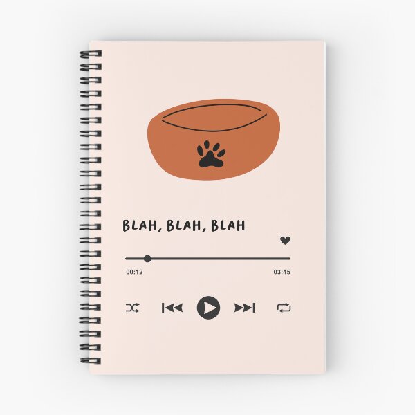 Item preview, Music Player Interface | blah, blah, blah | Pet Bowl Illustration designed and sold by RM-Journey.