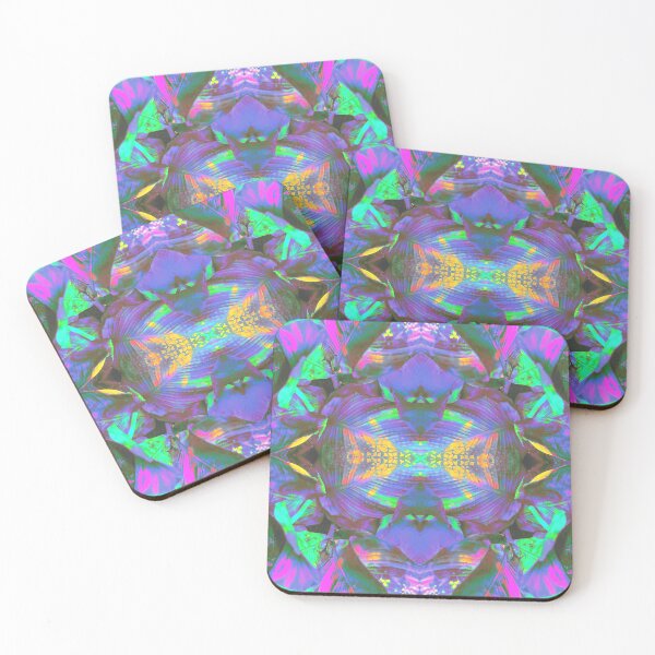 Item preview, Psychedelic Leaves Photo Pattern designed and sold by vallisrowe.