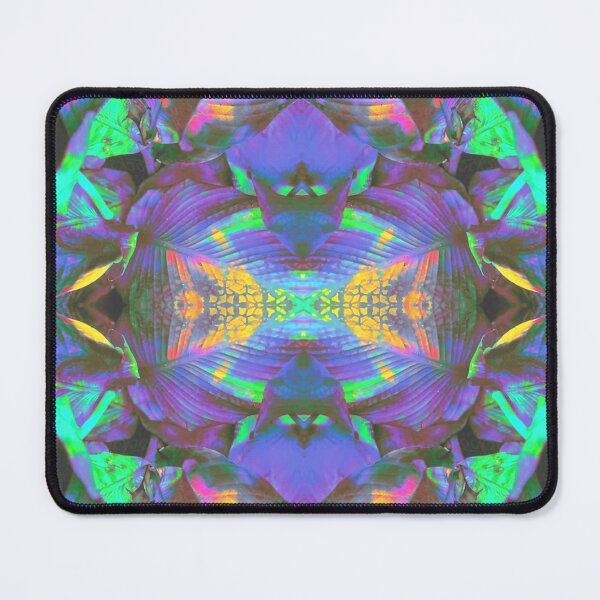 Item preview, Psychedelic Leaves Photo Pattern designed and sold by vallisrowe.