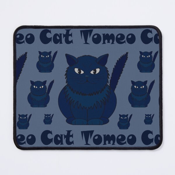 Item preview, Pattern with Cat Tomeo is blue color designed and sold by Cherevan.