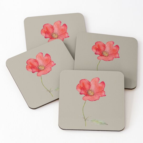 Item preview, Watercolour Red Wildrose designed and sold by WatercolourLily.
