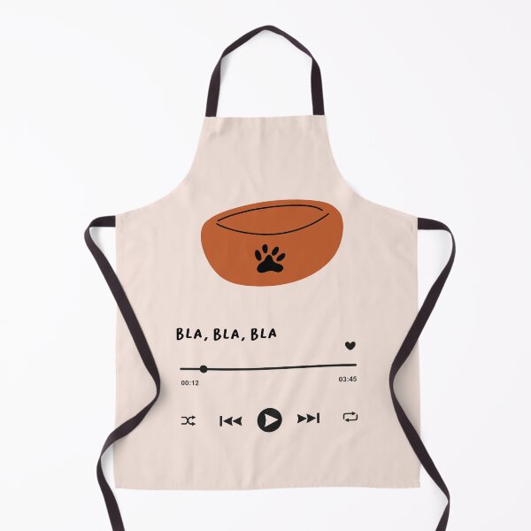 Item preview, Music Player Interface | Bla, bla, bla | Pet Bowl Illustration designed and sold by RM-Journey.