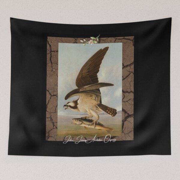 Item preview, John James Audubon Osprey Colorful Wildlife Design designed and sold by EarthArtDesigns.