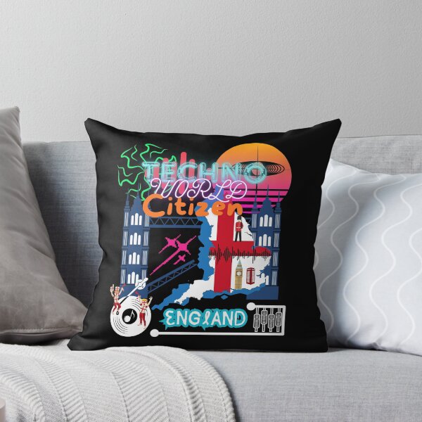 Item preview, Techno world citizen England designed and sold by MM-flight-art.