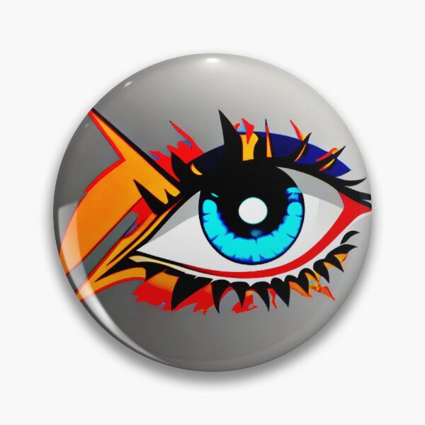 Item preview, Energized Vision - Electric Blaze Emblem designed and sold by Highlandkings.