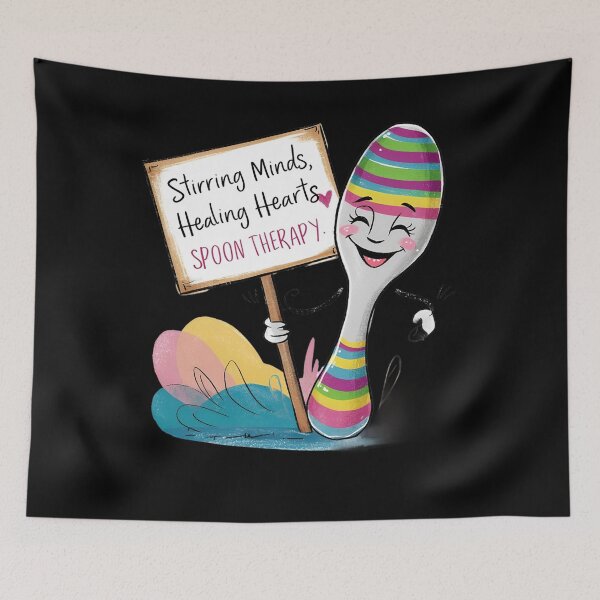 Item preview, Stirring Minds, Healing Hearts: Spoon Therapy designed and sold by BrooklynRhodes.