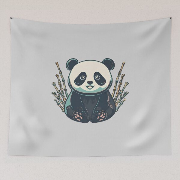 Item preview, A Serene Panda Amongst Bamboo designed and sold by Verycutethings.