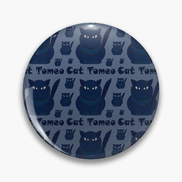 Item preview, Pattern with Cat Tomeo is blue color designed and sold by Cherevan.