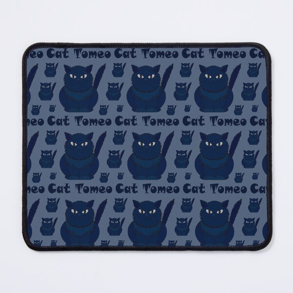 Item preview, Pattern with Cat Tomeo is blue color designed and sold by Cherevan.