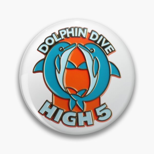 Item preview, Dolphin Dive High 5 (orange Blue) designed and sold by Cyphertribe.