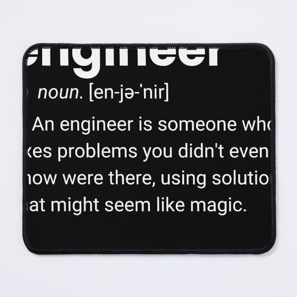 Item preview, Funny And Simple Engineer Definition designed and sold by GoverArt.