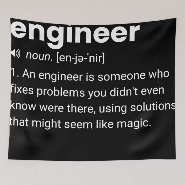 Item preview,  Funny And Simple Engineer Definition designed and sold by GoverArt.