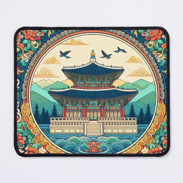 Item preview, Korean palace inspired design designed and sold by CulturalVibes.