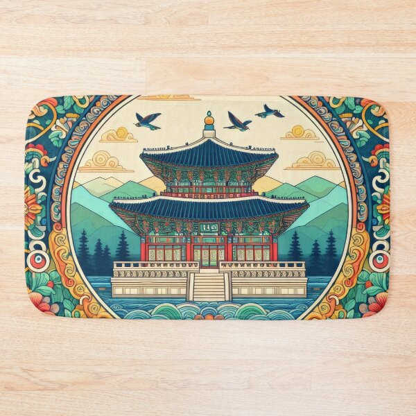 Item preview, Korean palace inspired design designed and sold by CulturalVibes.