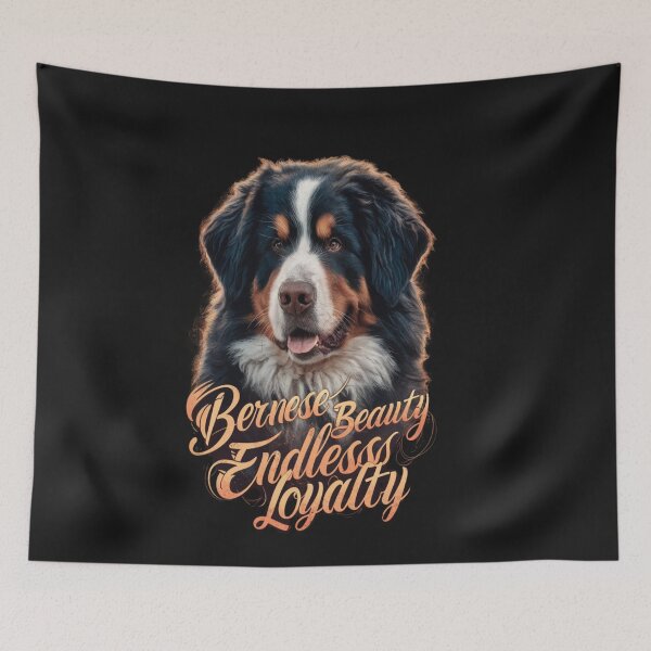 Item preview, Bernese mountain dog Lovers Quote: Bernese beauty, endless loyalty designed and sold by remonss.