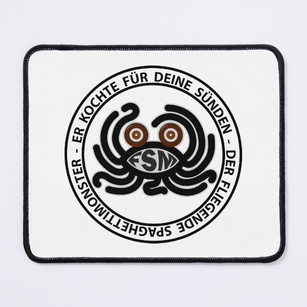 Item preview, Flying Spaghetti Monster Coin -German -reimagined- designed and sold by Tecno-Art-Land.