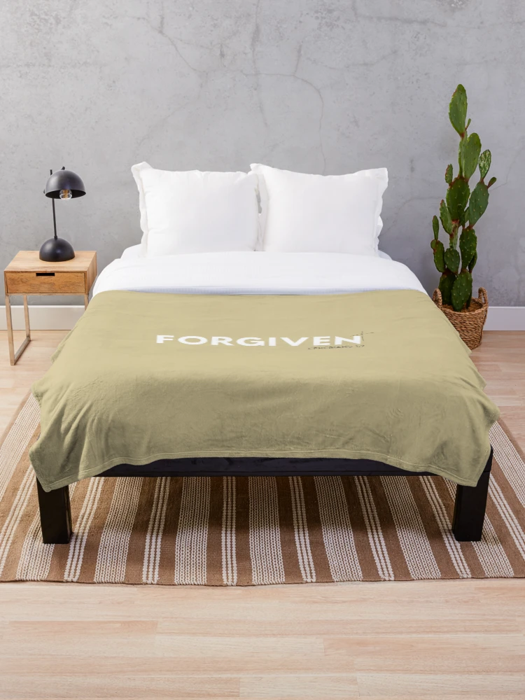Thumbnail 1 of 6, Throw Blanket, Forgiven designed and sold by CreativInkLab.