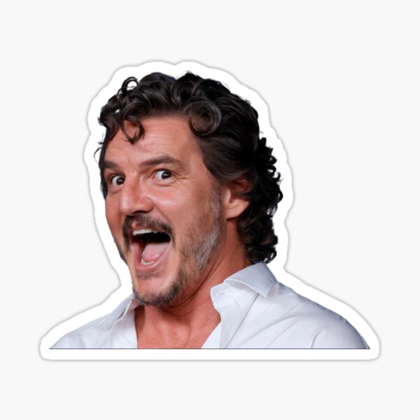 Item preview, laughing Pedro Pascal designed and sold by littlehugo.