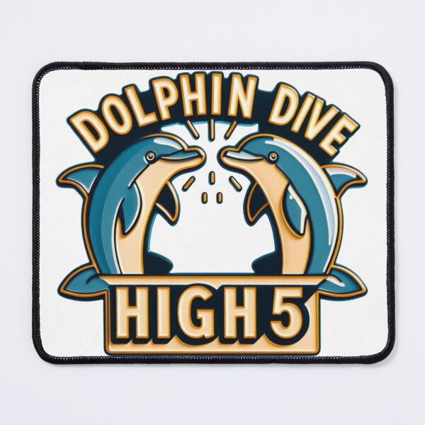 Item preview, Dolphin Dive High 5 (Gold) designed and sold by Cyphertribe.