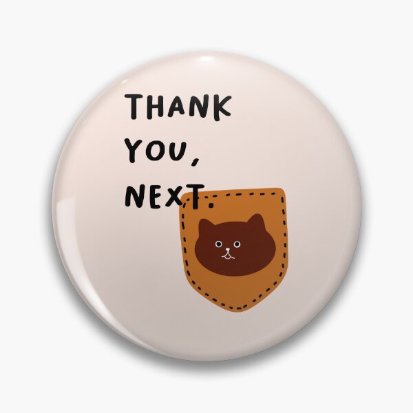 Item preview, Thank you, next | Whimsical Cat Illustrations designed and sold by RM-Journey.
